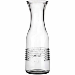 Pichets Vintage 1,1L Carafe à Vin Pot à Eau En Verre Rétro