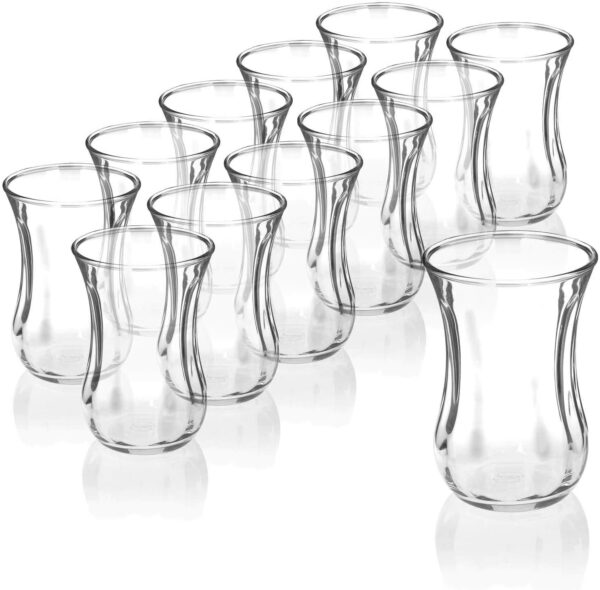 Verre à Thé Marocain 10,5 cl Verres à Thé Turque 8,5 x 5,5 cm
