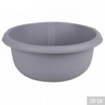 Bassine Ronde grise 10 litres à petit prix