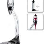 Aérateur de Vin à Decanter Verseur à Vin Deluxe avec Support Carafe