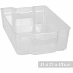 Casier Caisse de Rangement Pour Réfrigérateur Bac Frigo ( lot de 2 ) Panier Plastique Alimentaire hapygood pas cher