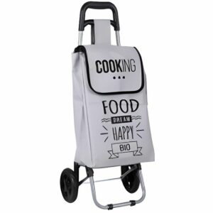 Chariot de Course Poussette de Marché 2 Roues 21 Litres hapygood pas cher