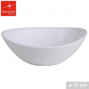 Coupelle Ovale en Verre Trempé Opale Blanc ( lot de 4 ) Coupe à Glace Sunday Entrées Desserts ROBUSTE hapygood à petit prix