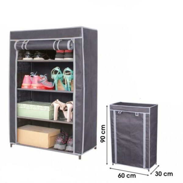 Armoire Meuble Range Chaussures 4 Etagères Hapygood achat vente en ligne à petit prix pas cher