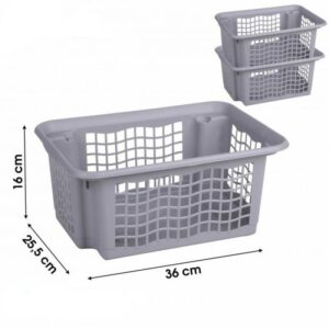 Panier de Rangement empilable gris achat vente en ligne à petit prix hapygood
