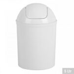 Petite poubelle salle de bain 5 litres Hapygood pas cher