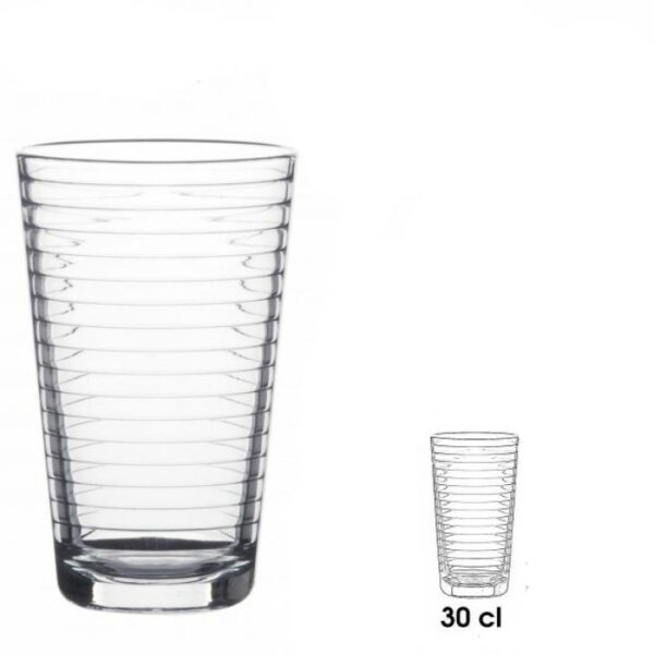 Verre à Eau LONDON Epais 30 cl Gobelet à Jus Soda Hapygood pas cher