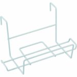 Support Balcon BLANC Solide Robuste pour Jardinières Plastifié Acier Sauvic 03230 hapygood pas cher