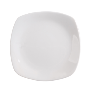 Assiette Blanche Carrée à Dessert Service à Pâtisserie 20 cm (Lot de 6) Hapygood à petit prix