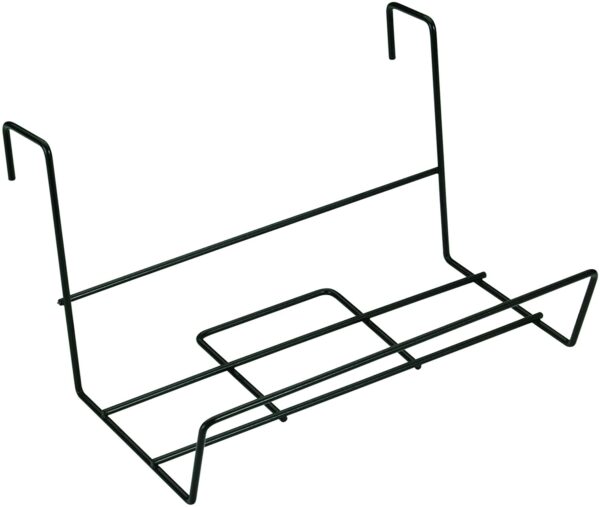 Sauvic 03235 Support jardinière balcon en plastifié noir petit modèle hapygood pas cher