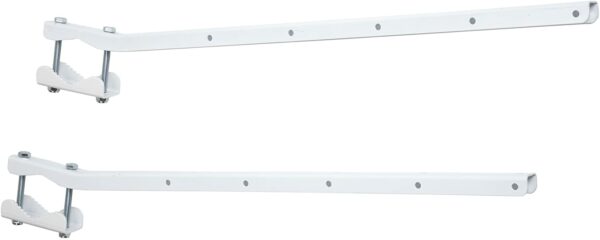 SAUVIC Séchoir à linge balcon adaptable à toutes les balustrades blanc 89410 Hapygood