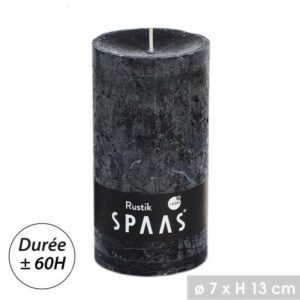 Bougie noir SPA longue durée