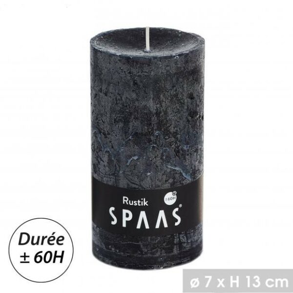 Bougie noir SPA longue durée
