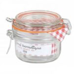 bocal de conservation alimentaire 140 ml en verre hermétique avec clip hapygood