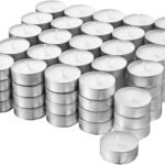 Lot de 50 Bougies Chauffe Plat Blanc Longue durée 4 Heures à petit prix hapygood