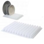 Egouttoir Pour 12 Assiettes Range Vaisselle ,idéal étudiant , célibataire , couples , Restaurant - L.33 x l.26 x H.3 cm hapyggod