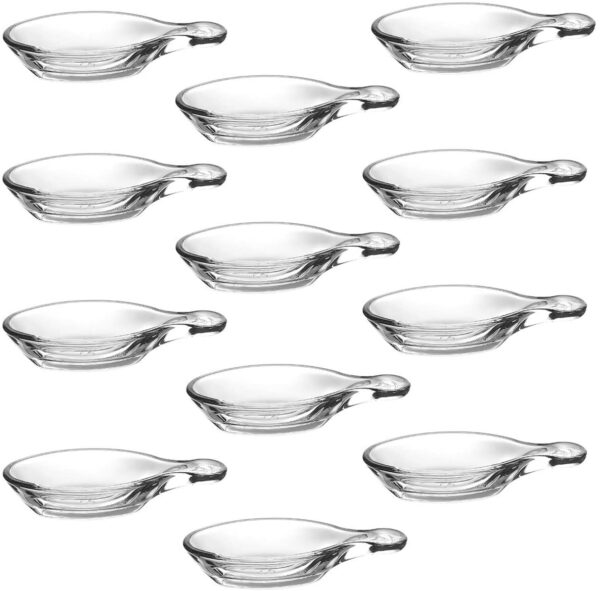 Lot de 12 verrines cuillère en verre, verrine en verre , verrine amuse bouche , verrine cuillère , verrines verre , verrines dessert hapygood pas cher