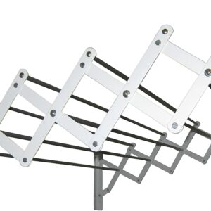 Sauvic 89755-Séchoir Extensible, plastifié Blanc avec 10 Barres en Aluminium, 80 cm Hapygood pas cher